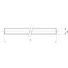 Pręt gwintowany 1 m kl. 4.6 Kramp, M10