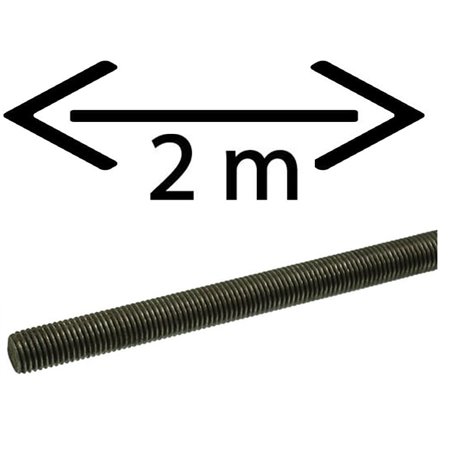 Pręt gwintowany M14x2,0, 2m bez pokrycia kl. 4.6 