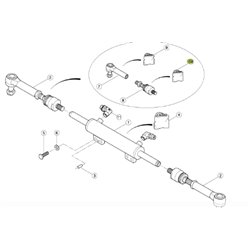 Osłona przegubu kulowego 7452445008 - 01140504.0 Axion Spicer Dana