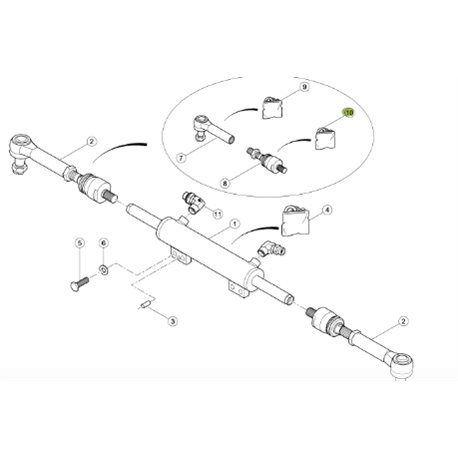 Osłona przegubu kulowego 7452445008 - 01140504.0 Axion Spicer Dana