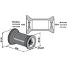 Dystans dla 40x40 kwadrat
