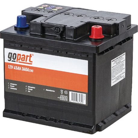 Akumulator 12V 45Ah EN 360A 207x175x190 P+ Gopart
