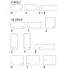 Akumulator 12V 125Ah 349x175x290 L+ Kramp