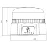 Lampa błyskowa LED na baterie z możliwością ładowania 140B-LA20029 Kramp 8719493038330