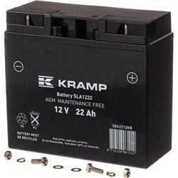 Akumulator 12V 22Ah EN 160A 182x77x168 P+ Kramp