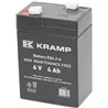 Akumulator 6V 4Ah 70x47x101 po przekątnej L+ Kramp