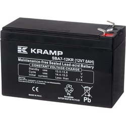 Akumulator 12V 7Ah 151x65x100 krótki bok L+ Kramp