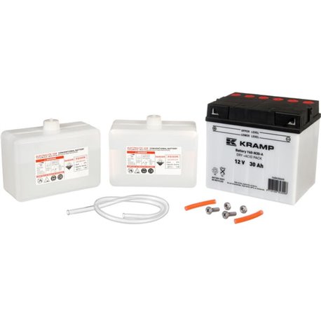 Akumulator 12V 30Ah EN 300A 185x130x170 L+ Kramp