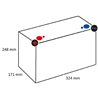 Akumulator 12V 105Ah 324x171x248 L+ U.S. Battery