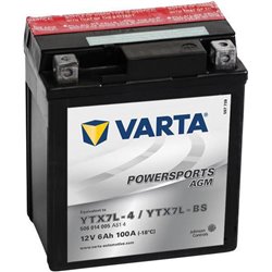 Akumulator 12V 6Ah EN 100A 114x71x131 P+ AGM Varta