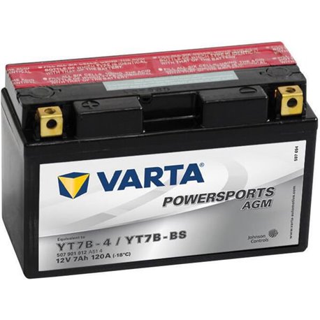 Akumulator 12V 7Ah EN 120A 150x66x94 L+ AGM Varta
