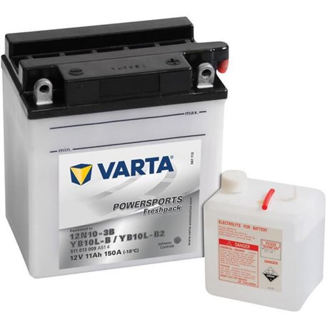 Akumulator 12V 11Ah EN 150A 136x91x146 P+ Powersports Freshpack VARTA
