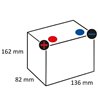 Akumulator 12V 12Ah EN 160A 136x82x162 L+ Powersports Freshpack VARTA