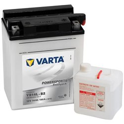 Akumulator 12V 14Ah EN 190A 136x91x166 P+ Powersports Freshpack VARTA