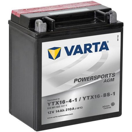Akumulator 12V 14Ah EN 210A 150x87x161 L+ AGM Varta