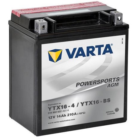 Akumulator 12V 14Ah EN 210A 150x87x161 L+ AGM Varta