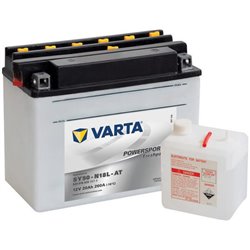 Akumulator 12V 20Ah EN 260A 205x90x162 P+ Powersports Freshpack VARTA