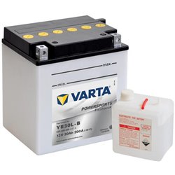Akumulator 12V 30Ah EN 300A 168x132x176 P+ Powersports Freshpack VARTA