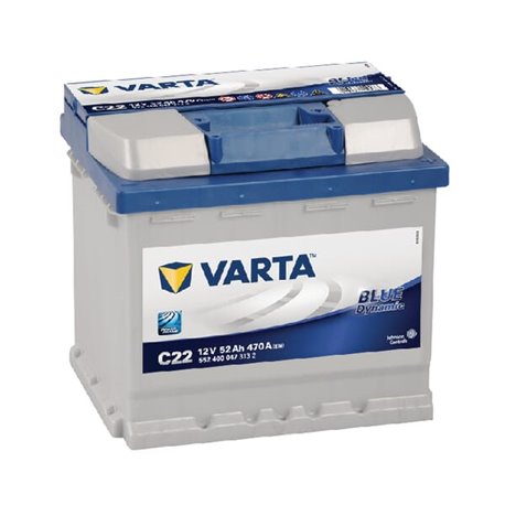 Akumulator 12V 52Ah EN 470A 207x175x190 P+ Blue Dynamic VARTA