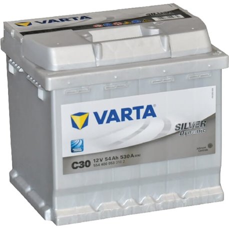 Akumulator 12V 54Ah EN 530A 207x175x190 P+ Silver Dynamic VARTA