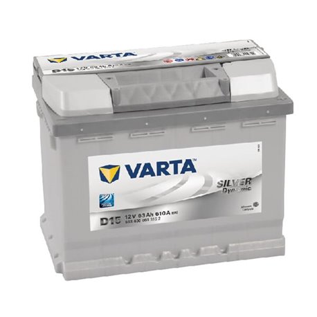 Akumulator 12V 63Ah EN 610A 242x175x190 P+ Silver Dynamic VARTA