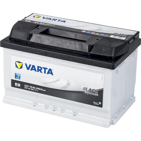 Akumulator 12V 70Ah EN 640A 278x175x175 P+ Black Dynamic VARTA