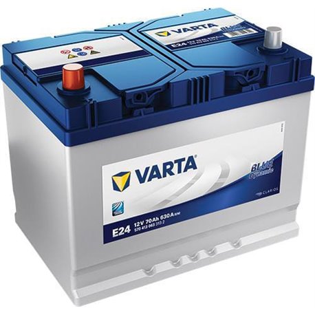 Akumulator 12V 70Ah EN 630A 261x175x220 L+ Blue Dynamic VARTA