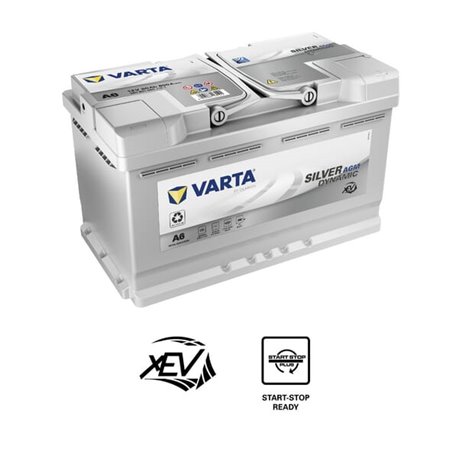 Akumulator 12V 80Ah EN 800A 315x175x190 P+ AGM Varta