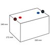 Akumulator 12V 105Ah EN 800A 330x172x240 środek P+ Heavy Duty VARTA
