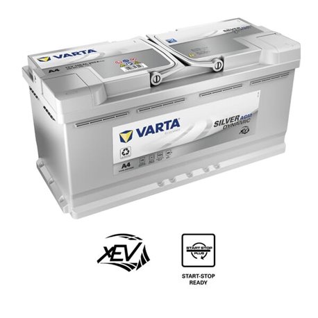 Akumulator 12V 105Ah EN 950A 394x175x190 P+ AGM Varta