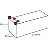 Akumulator 12V 170Ah EN 1000A 513x223x223 krótki bok L+ Heavy Duty VARTA