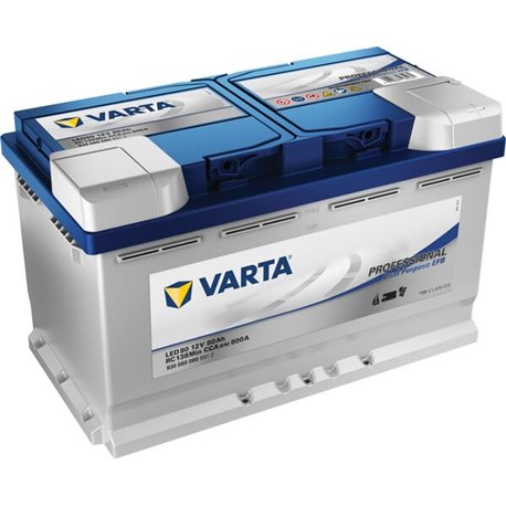 Akumulator 12V 80Ah EN 800A 314x175x190 P+ Dual Purpose VARTA