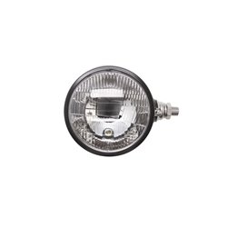 Reflektor świateł uniwersalny L/P (dalekosiężny, H3/T4W, 12/24V, szer. 220mm, wys. 123mm, biały, plastik, czarny, światła pozycy