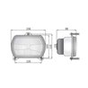 Reflektor Renault, Claas, Deutz Fahr, Fiat, Ford, Wesem RGP2.52650.02