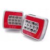Zestaw lamp tylnych LED L/P, 12/24V kierunek, pozycja , stop