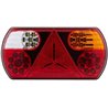 Lampa tylna zespolona LED, prostokątna prawa, 12V czerwona/pomarańczowa/przezroczysta przykręcana 296x45x142 mm Hella ValueFit