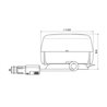 Lampa błyskowa LED na magnes 12/24V, ATLAS Vignal