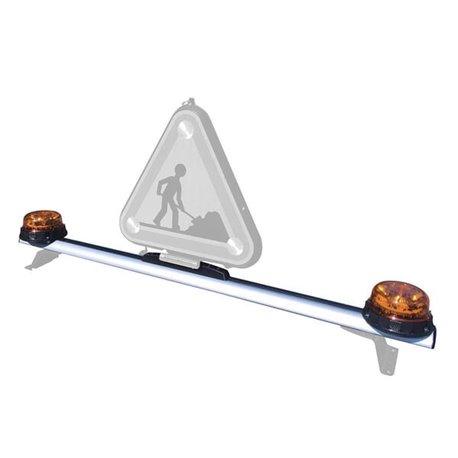 Belka dachowa 136 cm z 2 lampami błyskowymi LED PEGASUS
