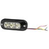 Lampa ostrzegawcza 3 LED 12/24V pomarańczowa