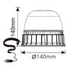 Lampa błyskowa LED na magnes 12V/24V EMC 140B-LA20026 Kramp 8719493037487