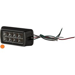 Lampa ostrzegawcza LED, bursztynowa, Kramp