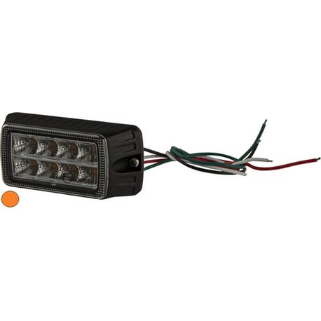 Lampa ostrzegawcza LED, bursztynowa, Kramp