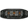 Lampa ostrzegawcza LED, prostokątna, 10/30V biała, 82x30x9 mm 3 LED Kramp