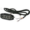 Lampa ostrzegawcza LED, prostokątna, 10/30V biała, 82x30x9 mm 3 LED Kramp