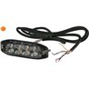 Lampa ostrzegawcza, bursztynowa 4 LED