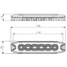 Lampa ostrzegawcza, bursztynowa, 6 LED, TA2