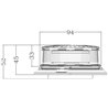 Lampa błyskowa LED na magnes 12/24V 140B-LA20082 Kramp 8719493038217