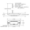 Lampa ostrzegawcza 3 LED 12/24V niebieska