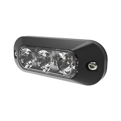 Lampa ostrzegawcza 3 LED 12/24V czerwona