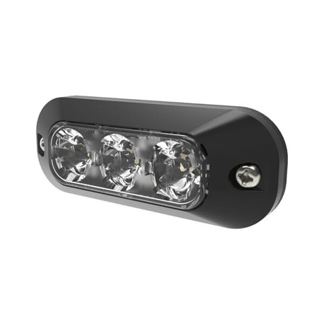 Lampa ostrzegawcza 3 LED 12/24V czerwona